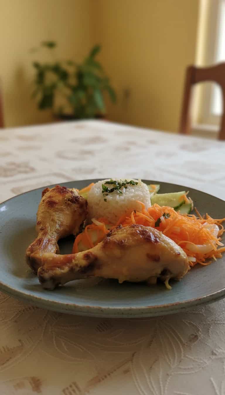 Foto deliciosa de Frango com creme de cebola pronta para servir - Carnes & Frango