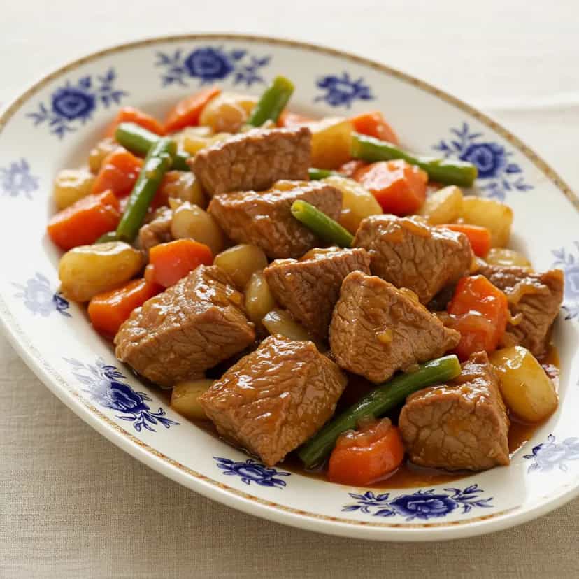 Foto deliciosa de Frango com Legumes no Molho Agridoce pronta para servir - Outras Receitas