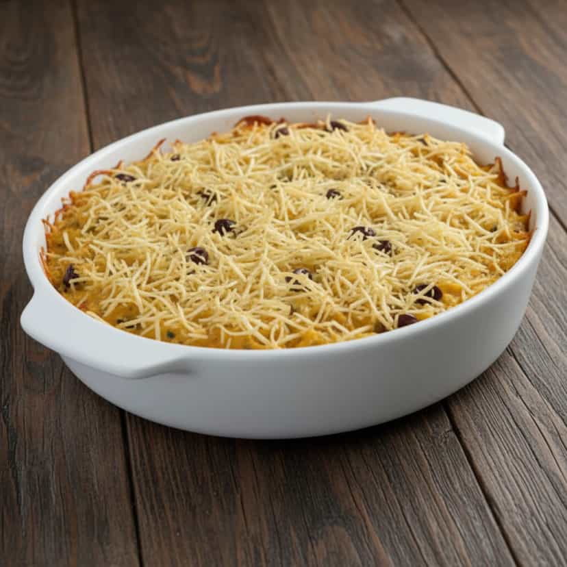 Foto deliciosa de Frango Cremoso com Batata ao Molho pronta para servir - Carnes & Frango