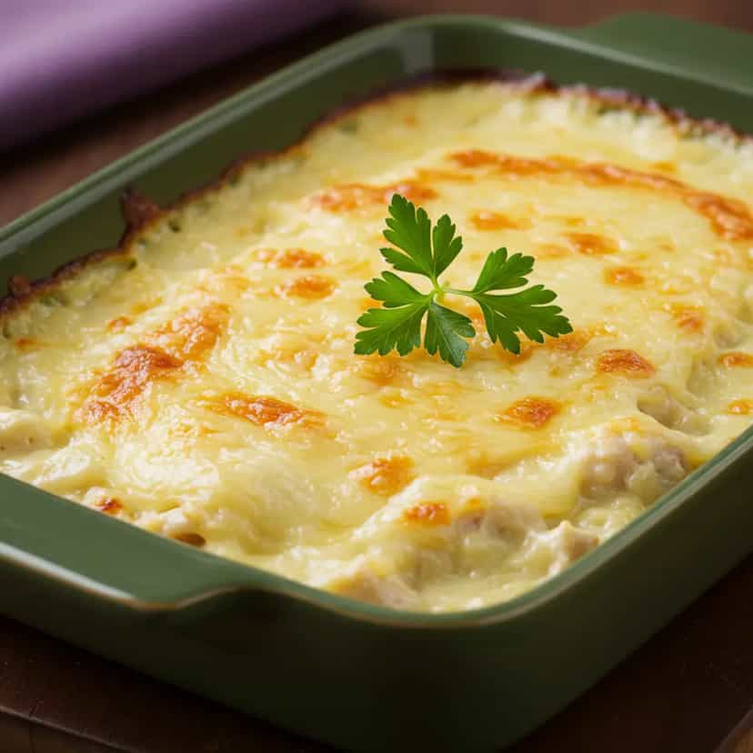 Foto deliciosa de Frango cremoso com requeijão light pronta para servir - Carnes & Frango