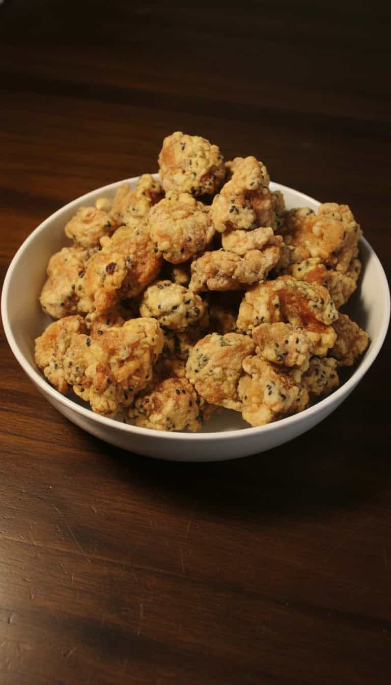 Foto deliciosa de Frango Crocante com Gergelim pronta para servir - Outras Receitas