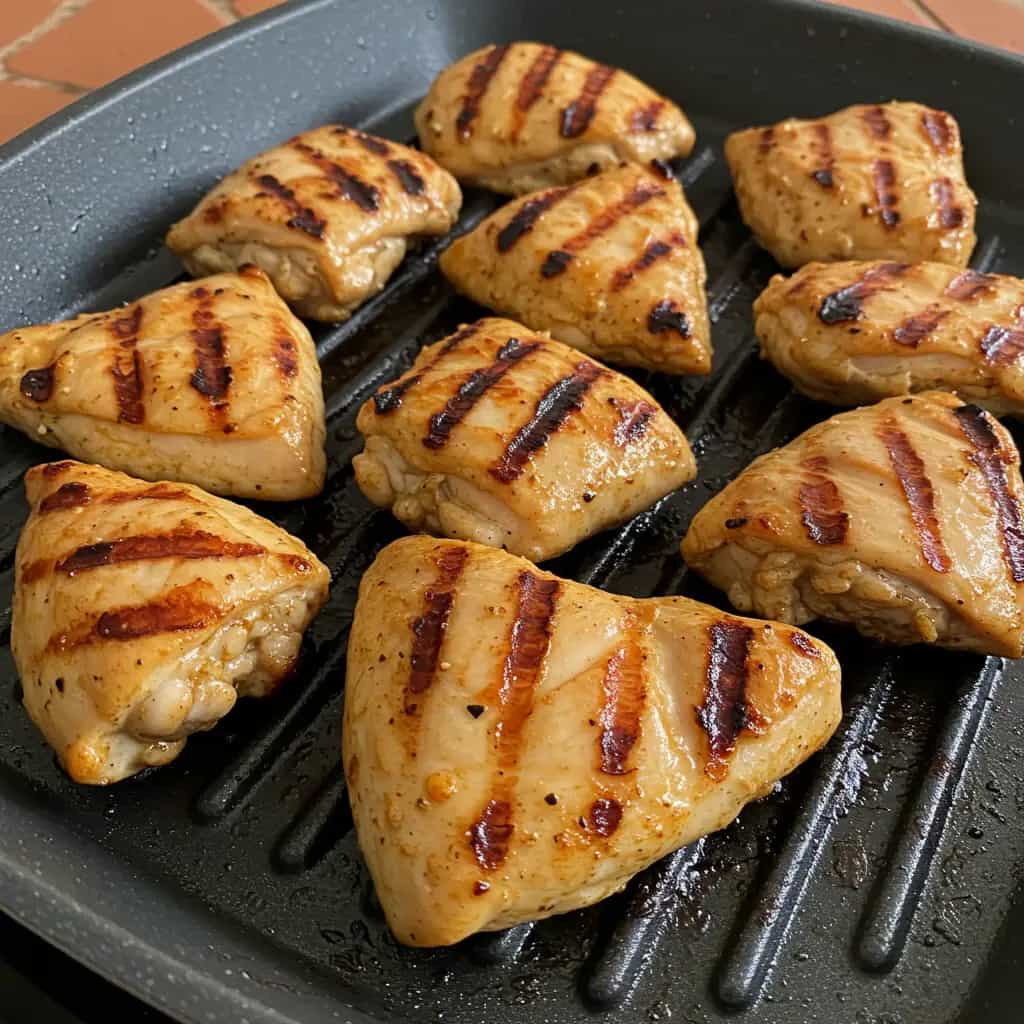 Frango Grelhado com Molho de Shoyu