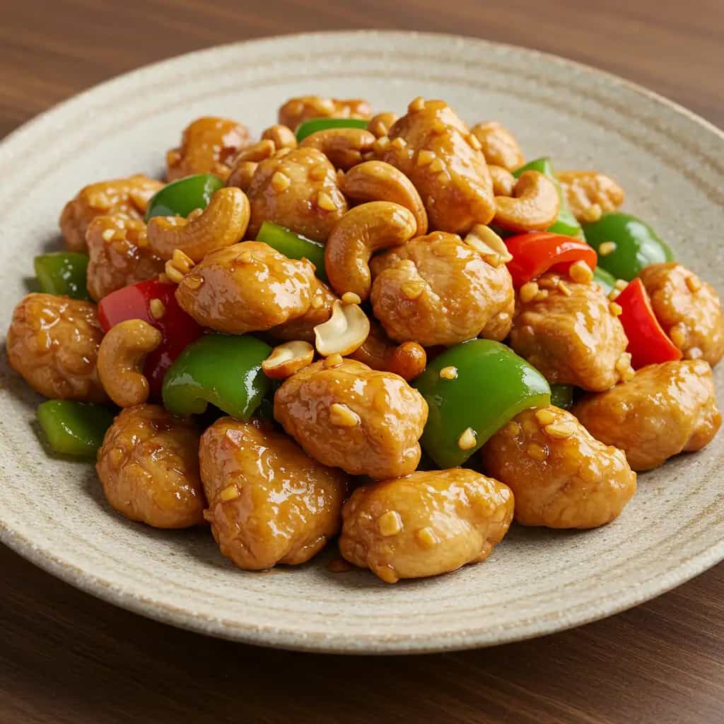 Frango Xadrez com Amendoim