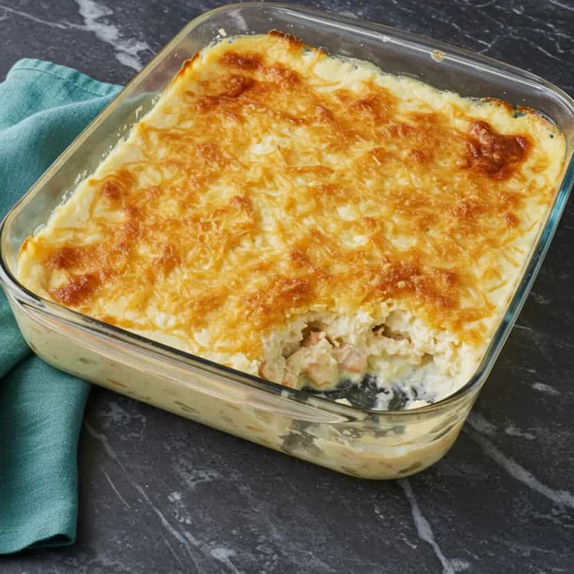 Foto deliciosa de Fricassê Cremoso de Frango pronta para servir - Carnes & Frango