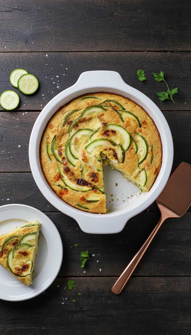 Foto deliciosa de Fritada de Abobrinha pronta para servir - Outras Receitas