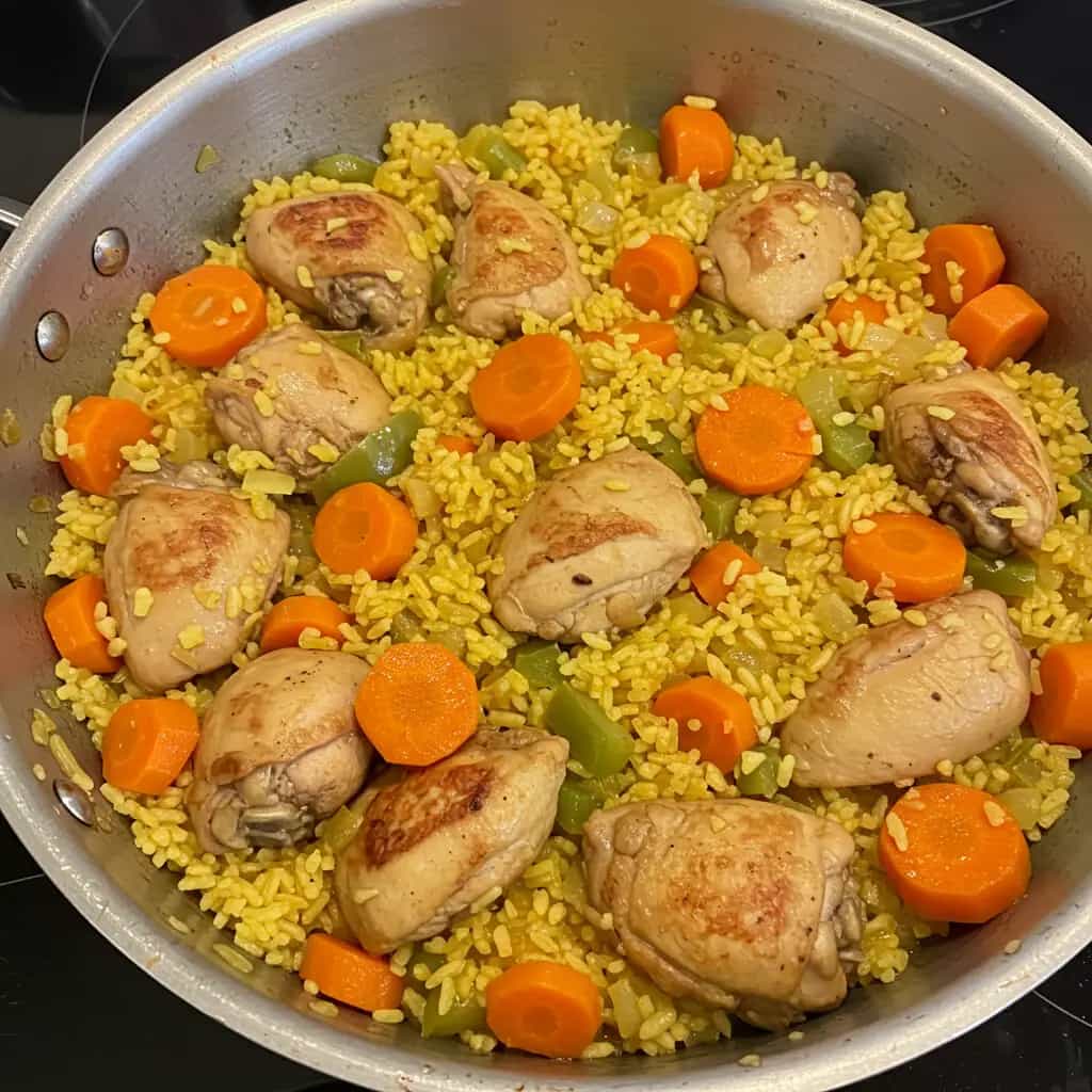 Galinhada com Frango Caipira