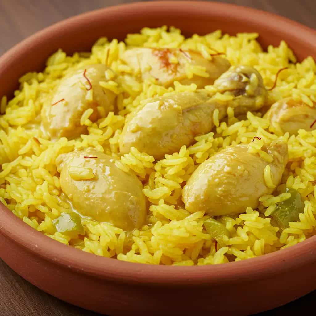 Galinhada Cremosa com Açafrão