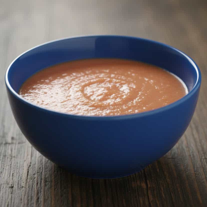 Foto deliciosa de Gaspacho Brasileiro pronta para servir - Sopas & Caldos