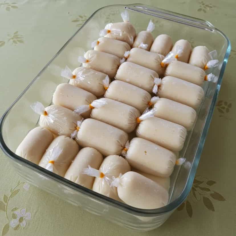 Foto deliciosa de Geladinho Cremoso de Maisena pronta para servir - Doces Gelados & Sorvetes