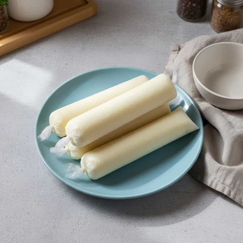 Foto deliciosa de Geladinho Cremoso de Maracujá pronta para servir - Doces Gelados & Sorvetes