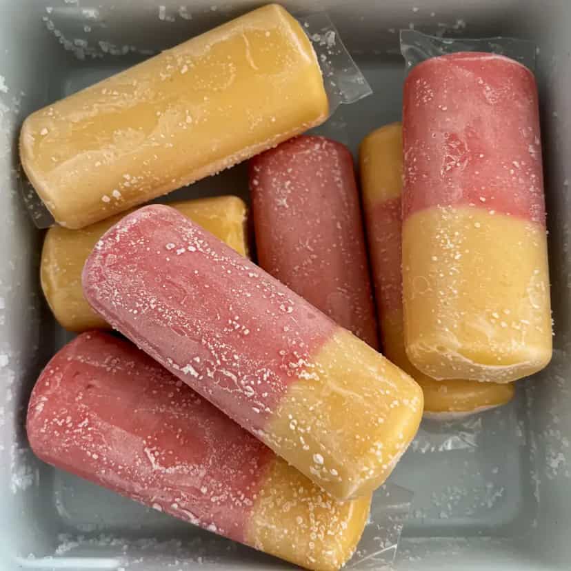 Foto deliciosa de Geladinho Cremoso de Umbu pronta para servir - Doces Gelados & Sorvetes