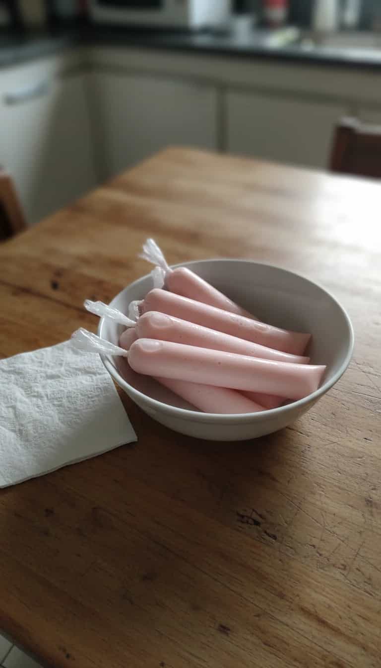 Foto deliciosa de Geladinho de goiaba pronta para servir - Doces Gelados & Sorvetes
