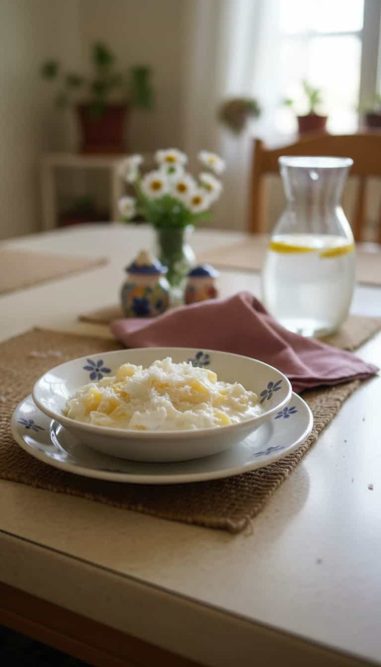 Foto deliciosa de Gelado Cremoso de Coco e Abacaxi pronta para servir - Doces Gelados & Sorvetes