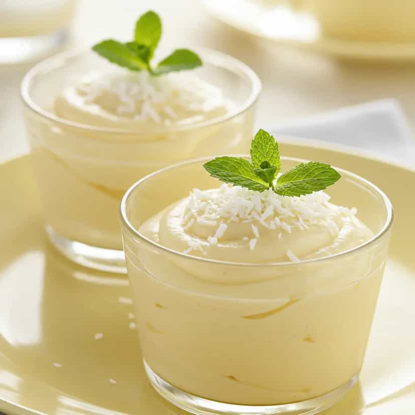Foto deliciosa de Gelado de Abacaxi Cremoso pronta para servir - Doces Gelados & Sorvetes