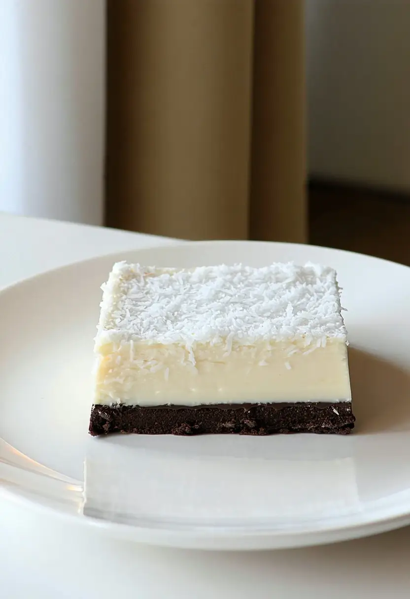Foto deliciosa de Gelado de Coco com Chocolate pronta para servir - Doces Gelados & Sorvetes