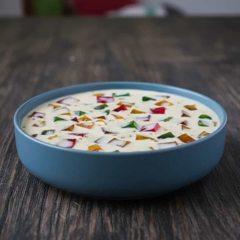 Foto deliciosa de Gelatina Colorida Divertida pronta para servir - Doces Gelados & Sorvetes