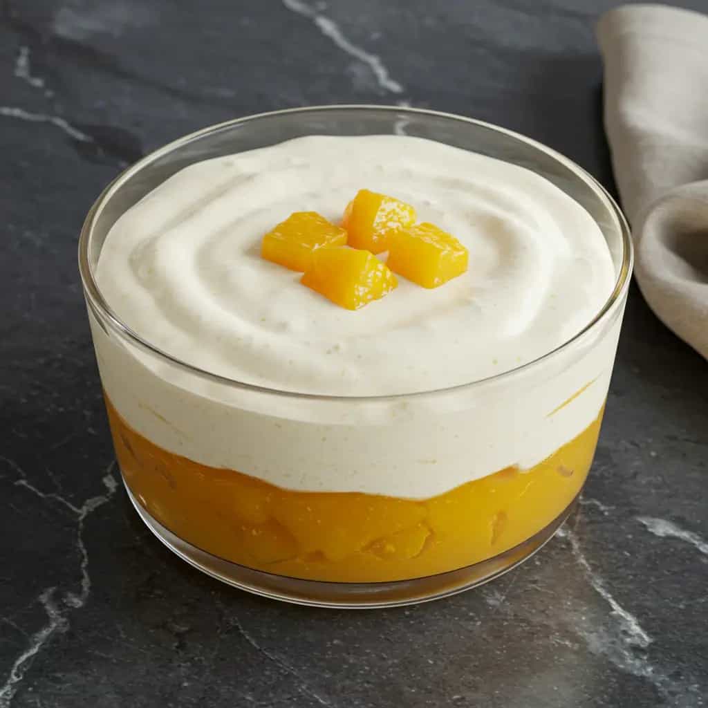 Gelatina Cremosa de Abacaxi