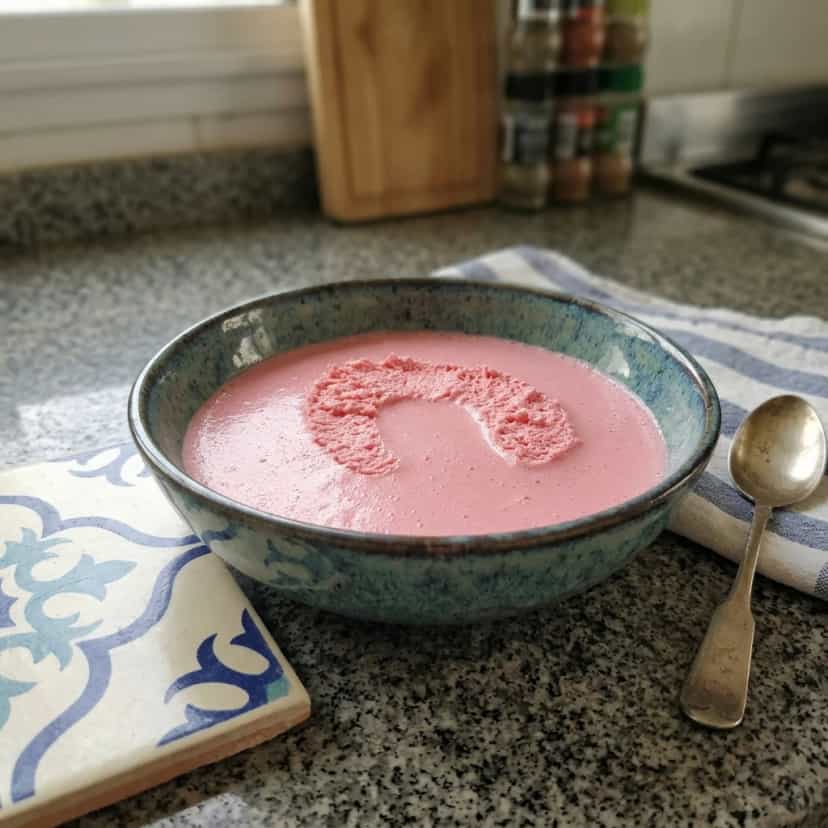Foto deliciosa de Gelatina Cremosa de Guaraná pronta para servir - Pudins & Cremes
