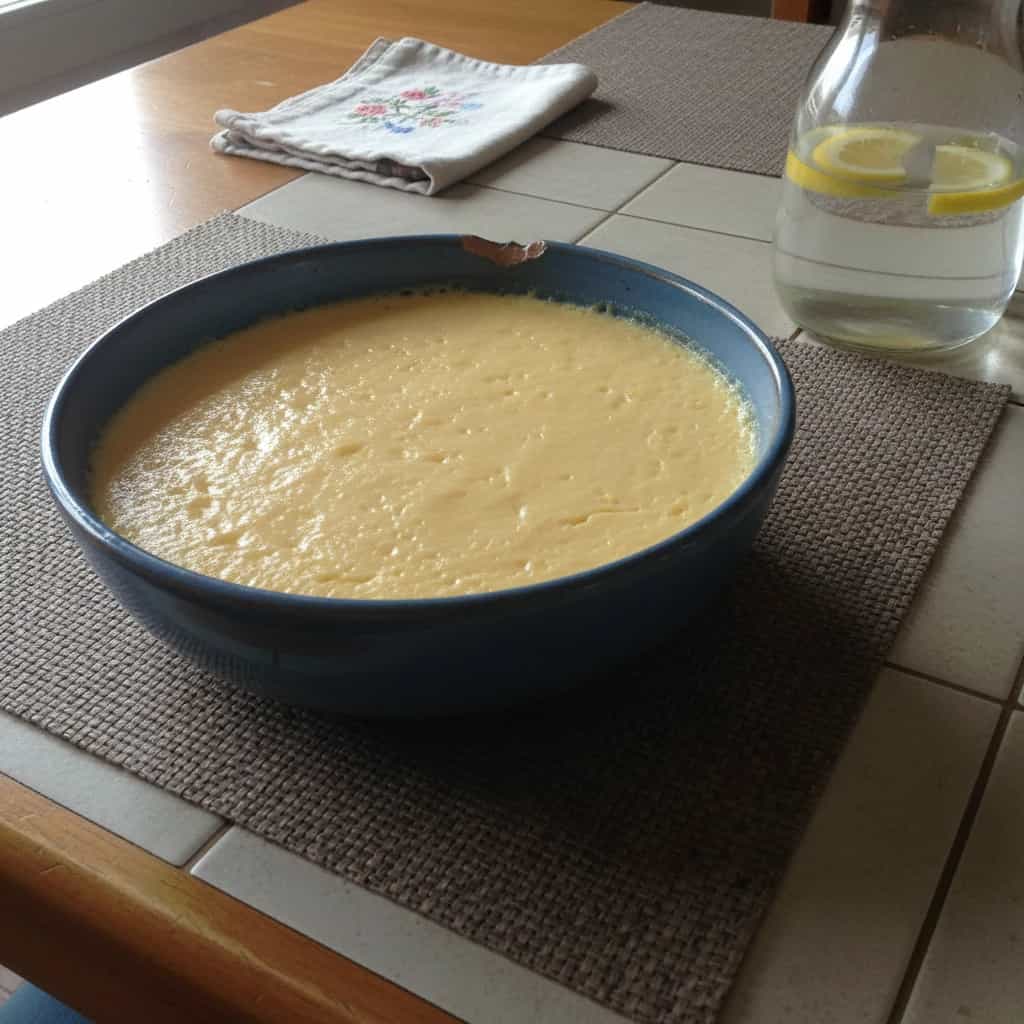 Gelatina de Abacaxi em Camadas