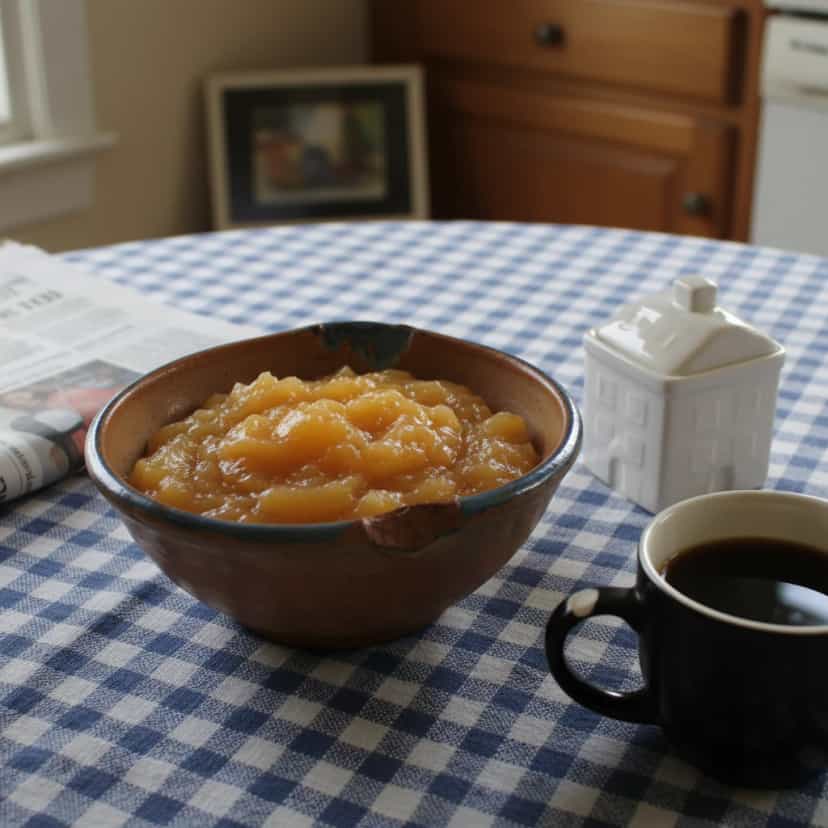 Foto deliciosa de Geleia Cremosa de Damasco com Maçã pronta para servir - Outras Receitas