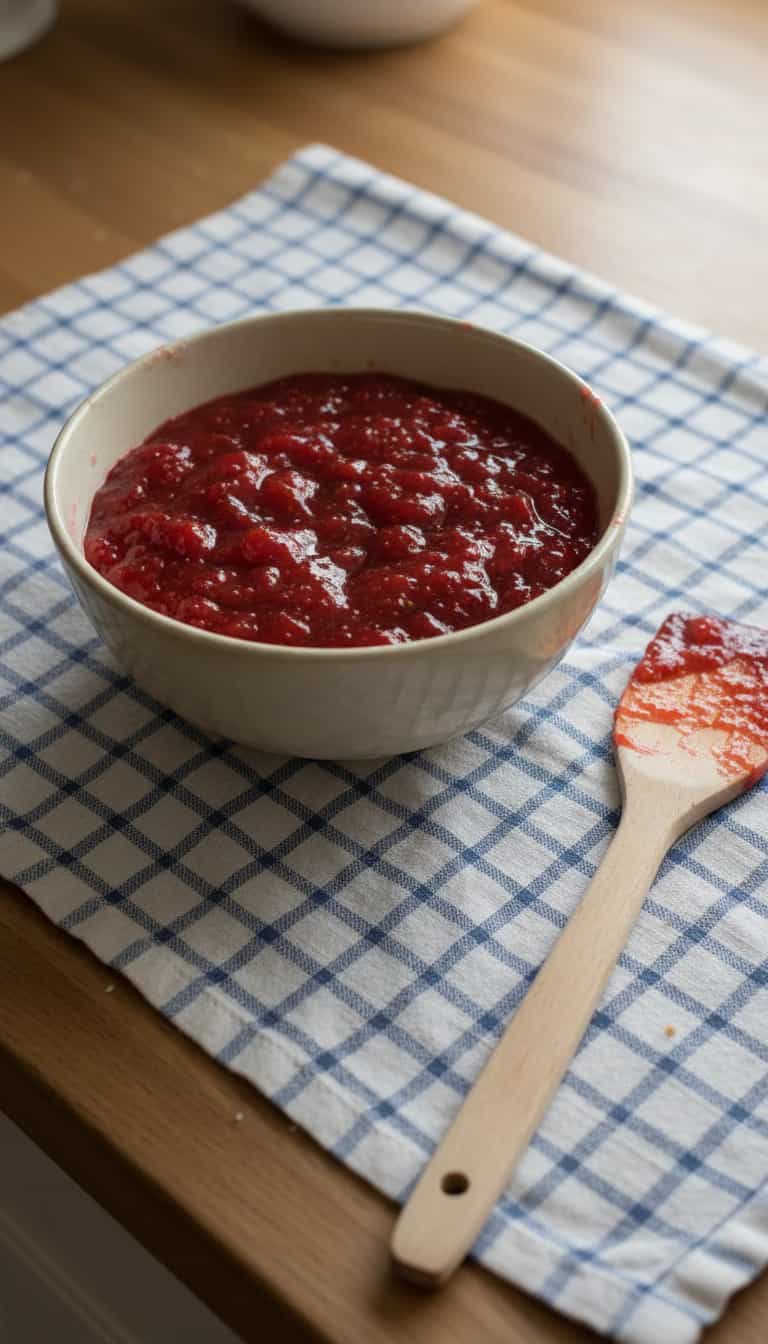 Foto deliciosa de Geléia de Morango Caseira pronta para servir - Outras Receitas