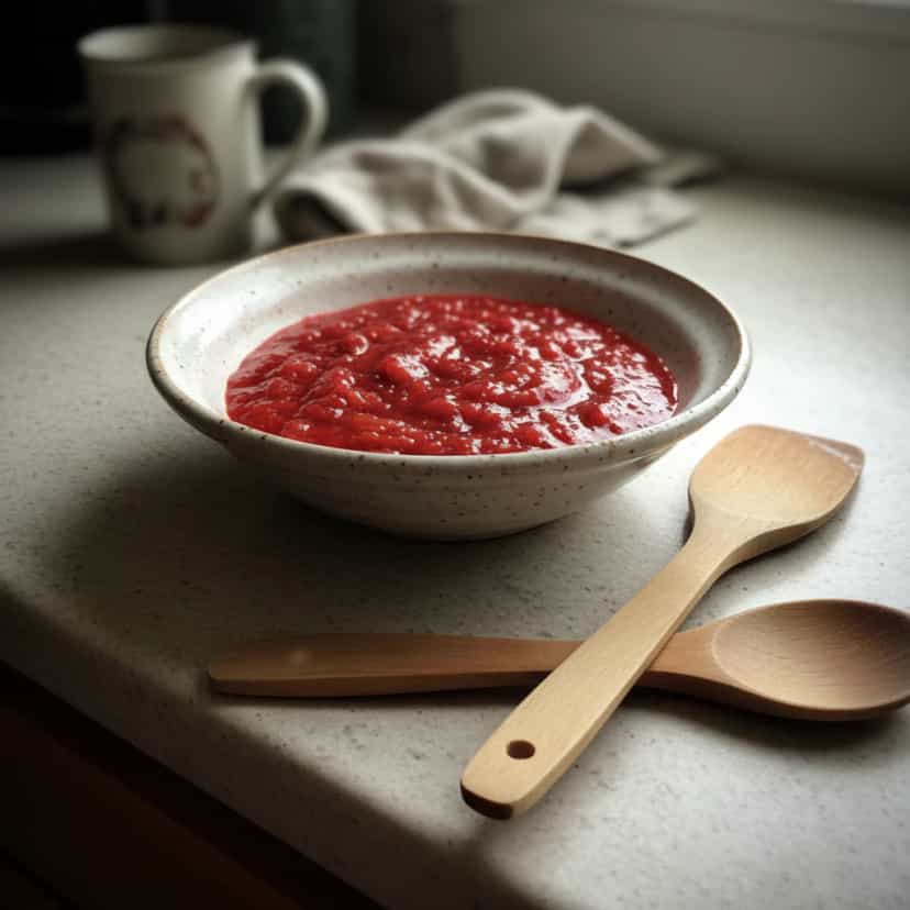 Foto deliciosa de Geleia de Morango com Maçã pronta para servir - Outras Receitas