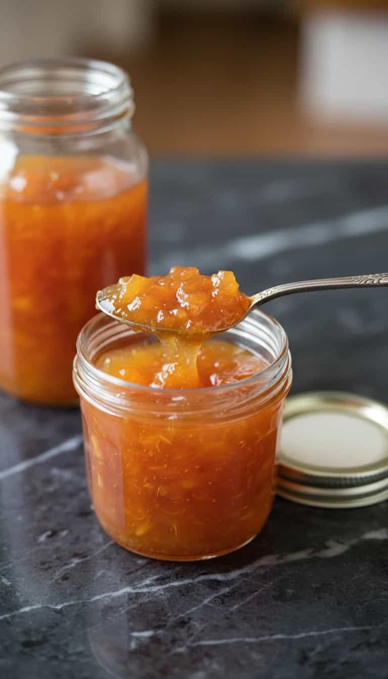 Foto deliciosa de Geléia de Pêssego Caseira pronta para servir - Outras Receitas