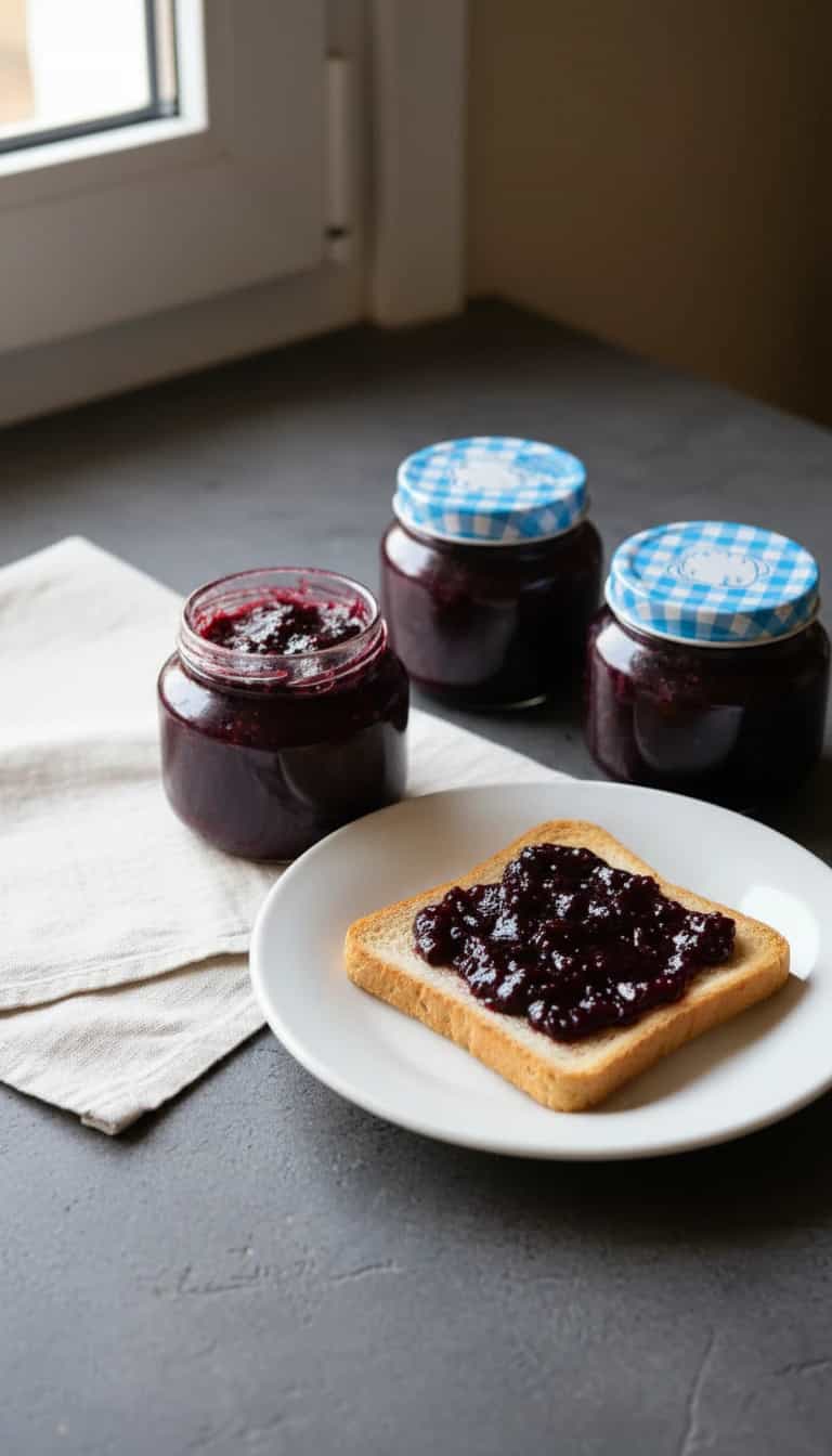 Foto deliciosa de Geléia de Uva Caseira pronta para servir - Outras Receitas