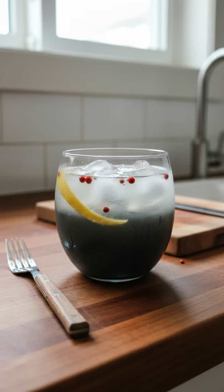 Foto deliciosa de Gin Tônica com Limão Siciliano pronta para servir - Coquetéis