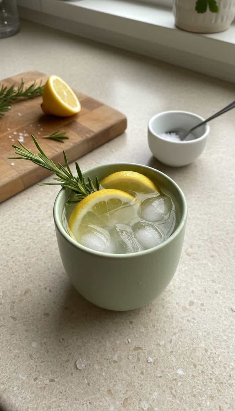 Foto deliciosa de Gin Tônica Refrescante pronta para servir - Coquetéis