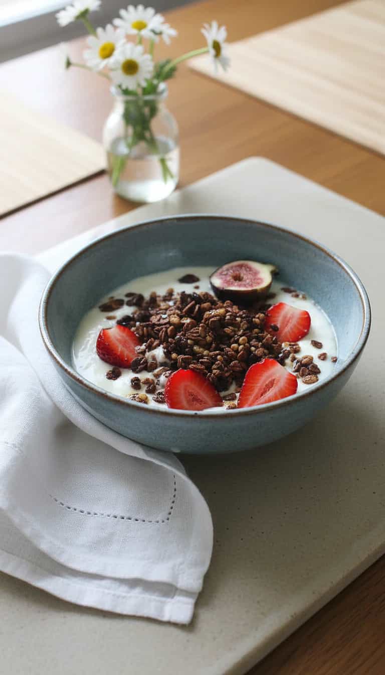 Foto deliciosa de Granola de Trigo Sarraceno pronta para servir - Outras Receitas