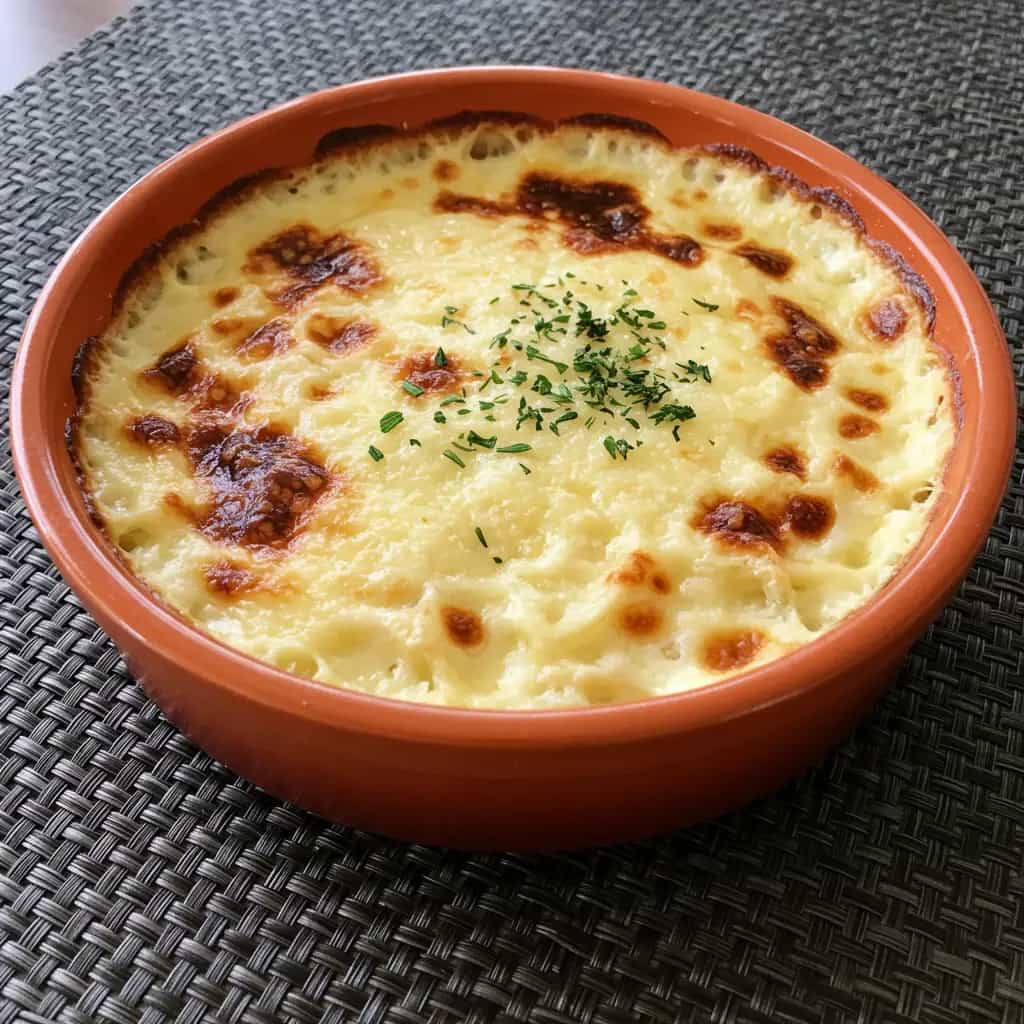 Gratinado de Abóbora com Frango