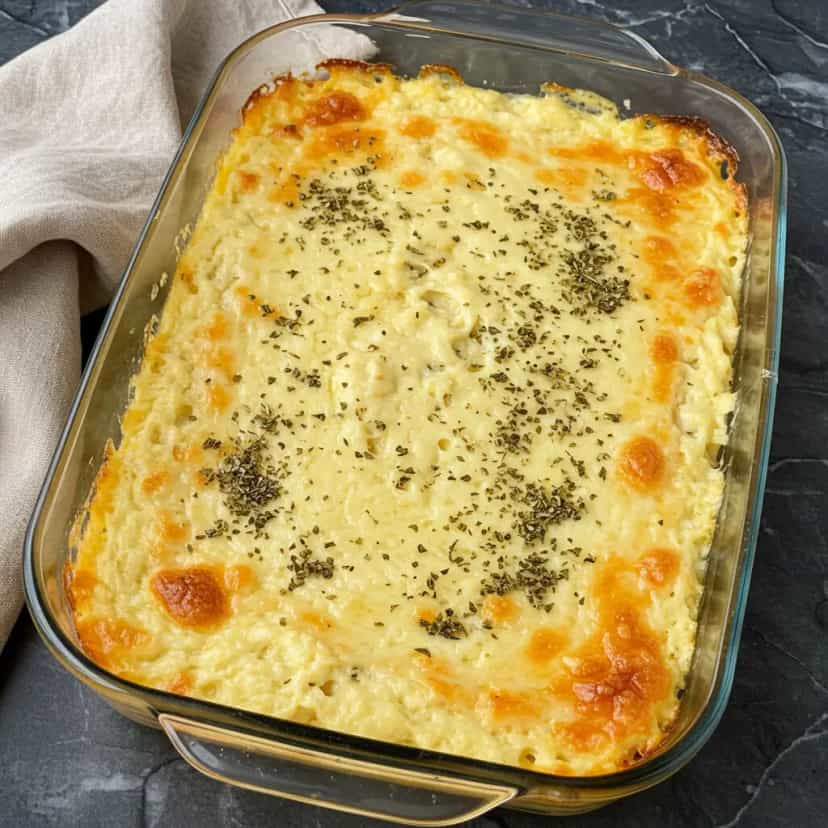 Foto deliciosa de Gratinado de Frango com Batata e Milho pronta para servir - Carnes & Frango