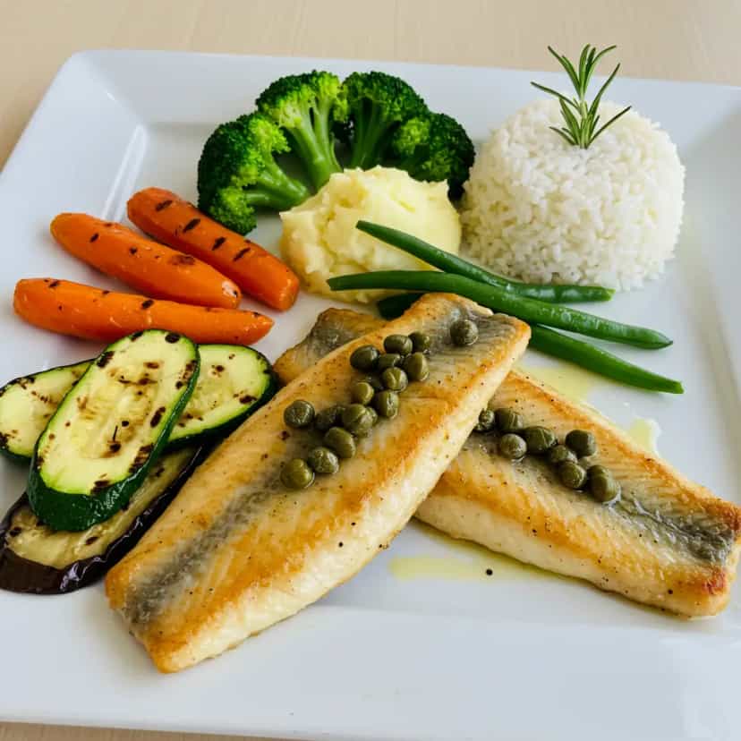 Foto deliciosa de Grelhados Deliciosos pronta para servir - Peixes & Frutos do Mar