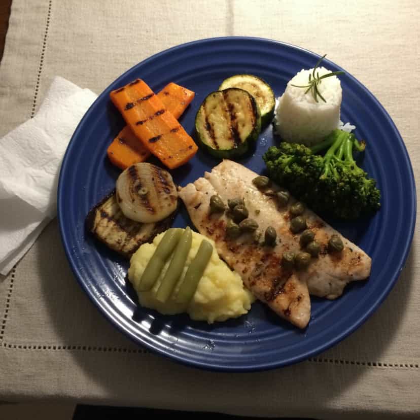 Foto deliciosa de Grelhados Deliciosos pronta para servir - Peixes & Frutos do Mar