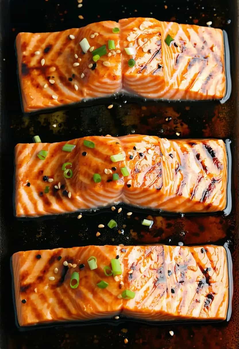 Salmão Teriyaki Grelhado