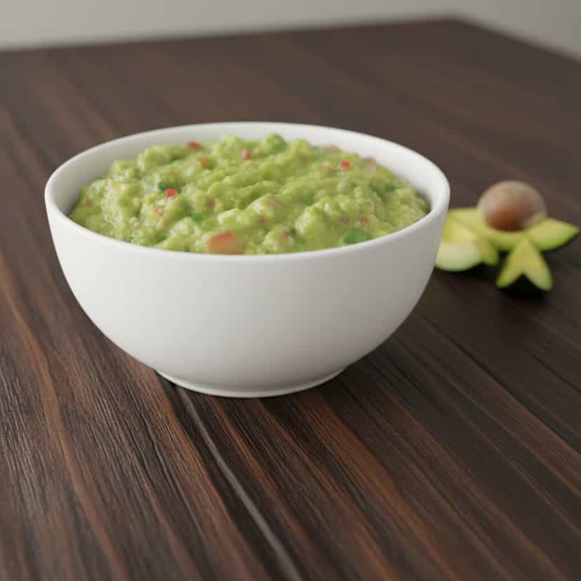 Foto deliciosa de Guacamole Cremosa pronta para servir - Pastas & Patês