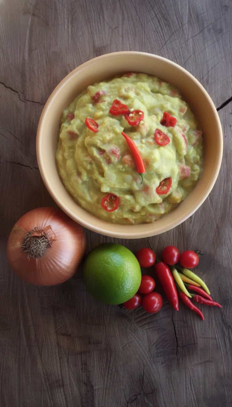 Foto deliciosa de Guacamole Cremosa pronta para servir - Pastas & Patês