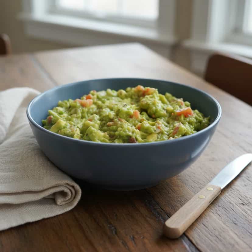 Foto deliciosa de Guacamole Cremosa pronta para servir - Pastas & Patês