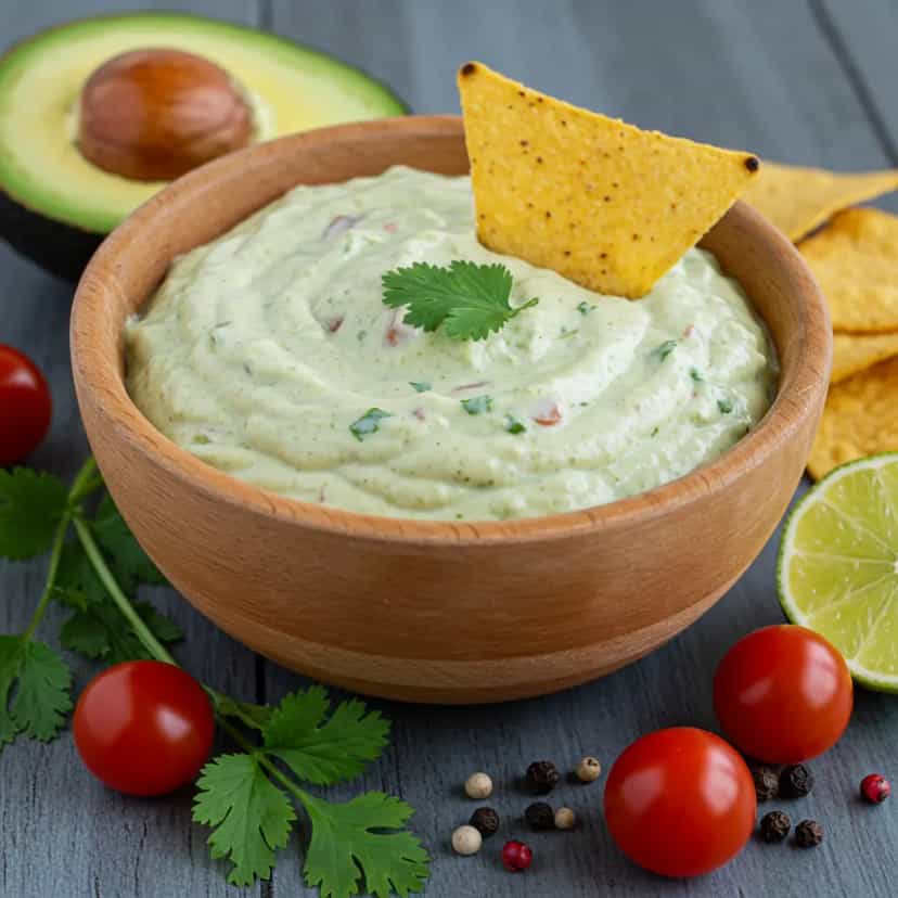 Foto deliciosa de Guacamole Cremosa pronta para servir - Pastas & Patês