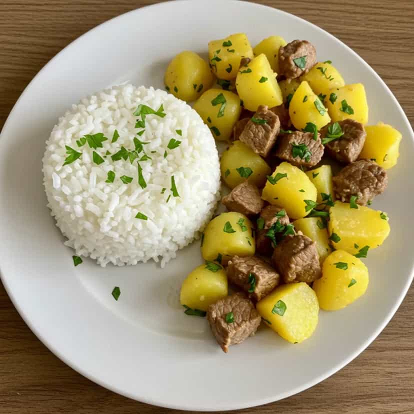 Foto deliciosa de Guisado de Mandioca Rápido pronta para servir - Outras Receitas