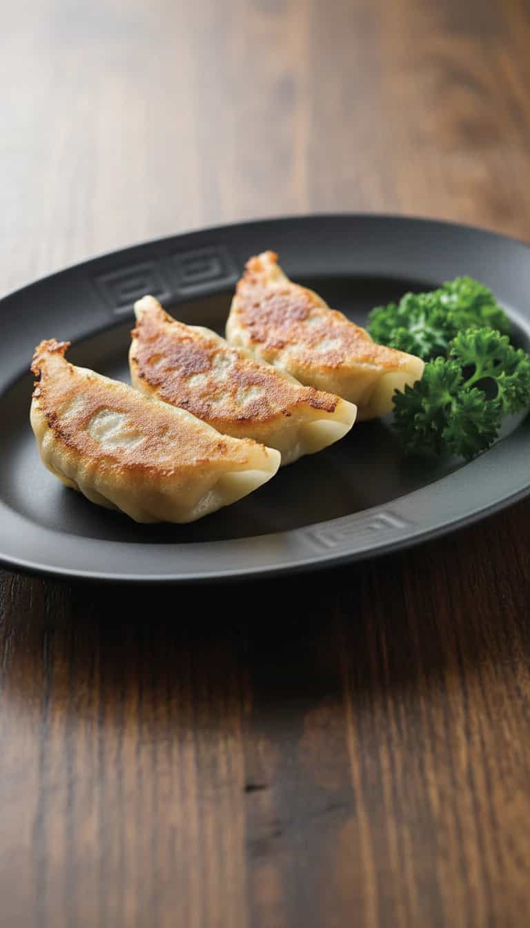 Foto deliciosa de Gyōza Caseiro pronta para servir - Massas & Macarrão