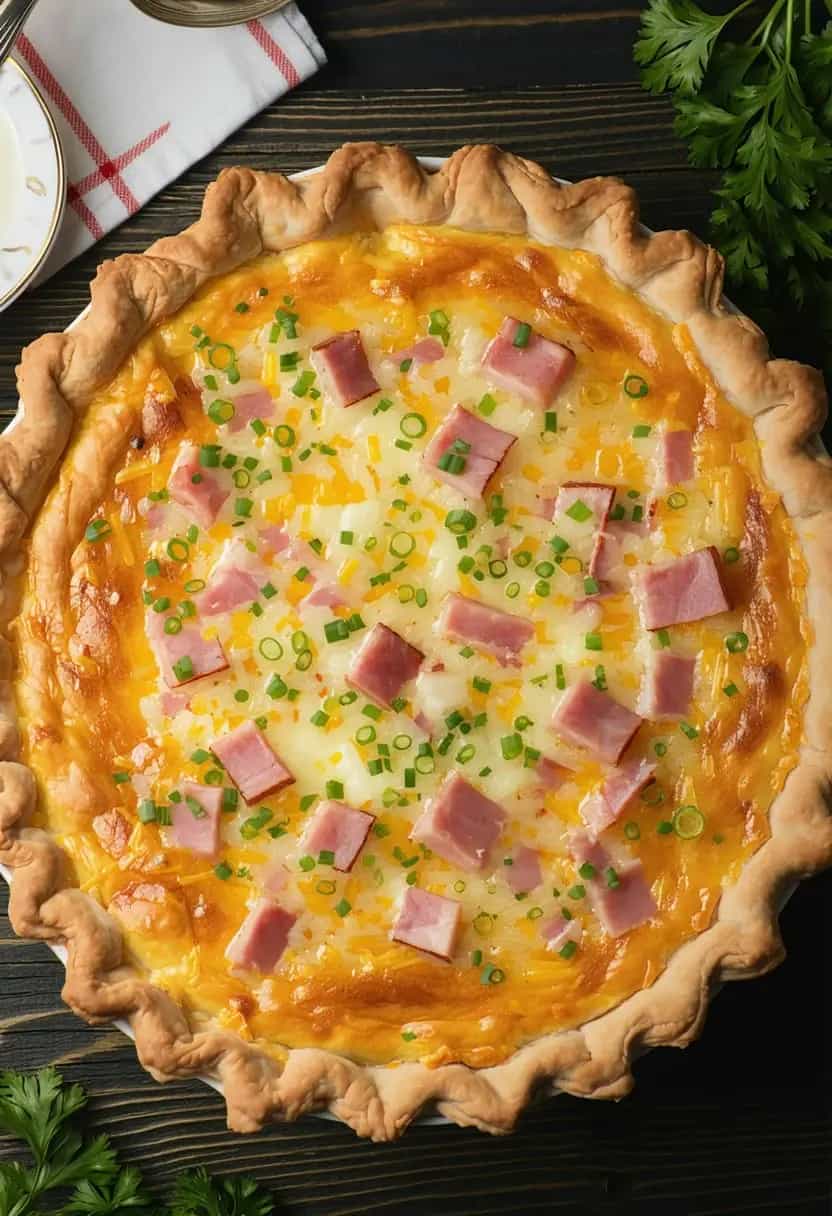 Quiche de Presunto e Queijo