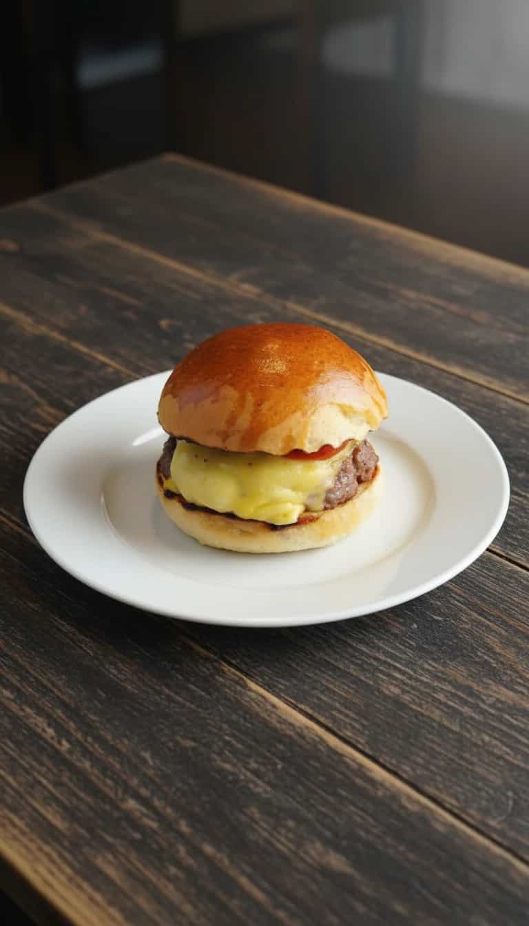 Foto deliciosa de Hambúrguer à Moda da Casa pronta para servir - Outras Receitas
