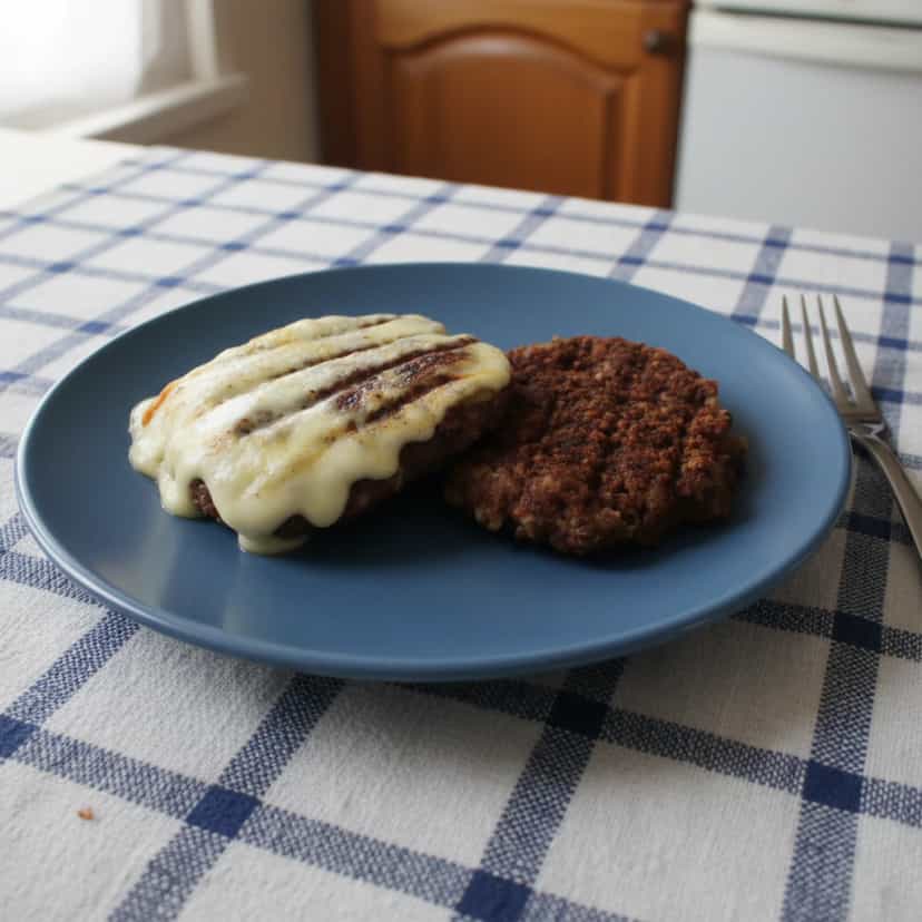 Foto deliciosa de Hambúrguer Caseiro Grelhado pronta para servir - Sanduíches & Hambúrgueres