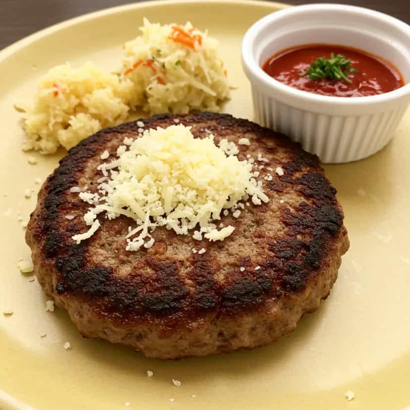 Foto deliciosa de Hambúrguer Caseiro Tradicional pronta para servir - Outras Receitas