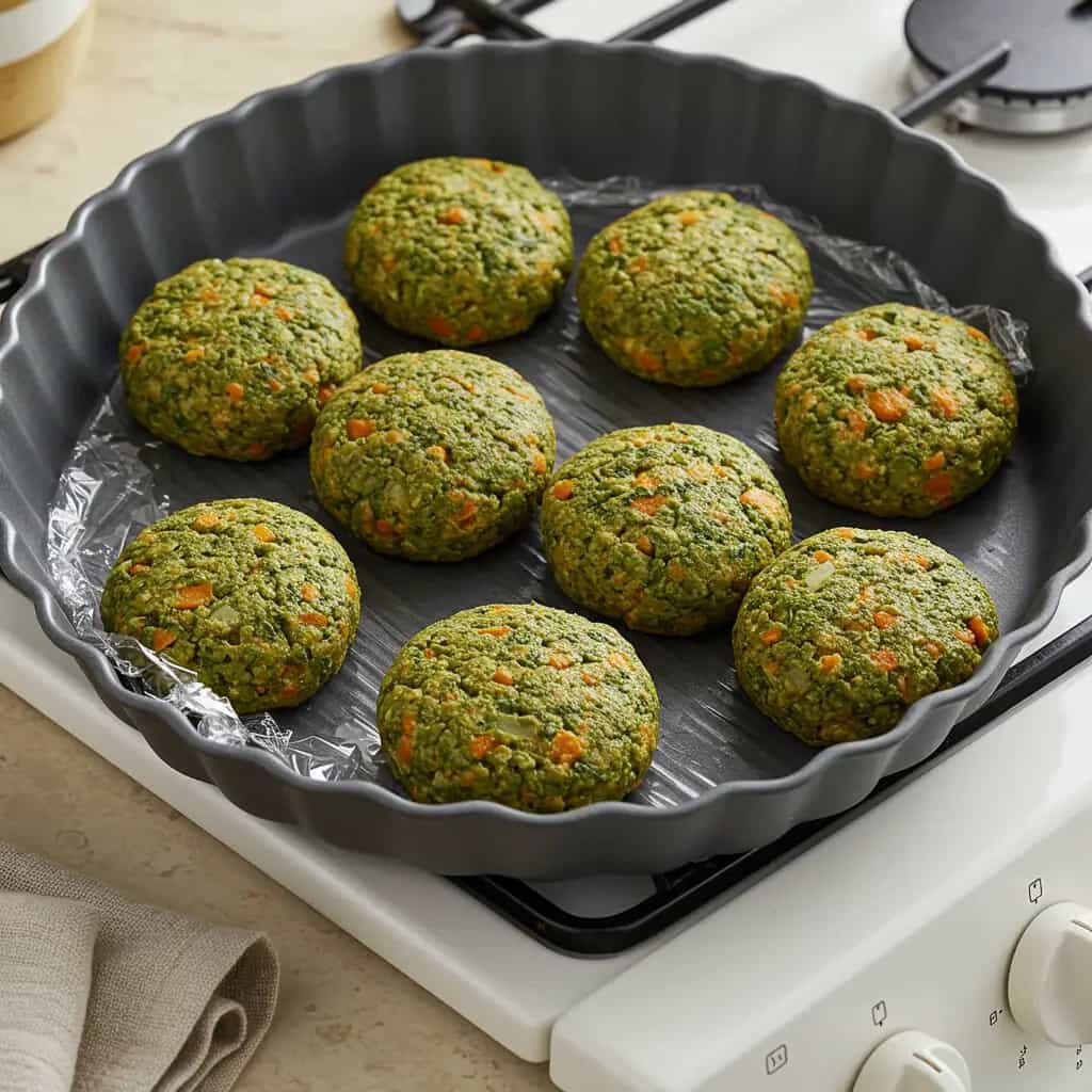 Hambúrguer de Aveia e Cenoura