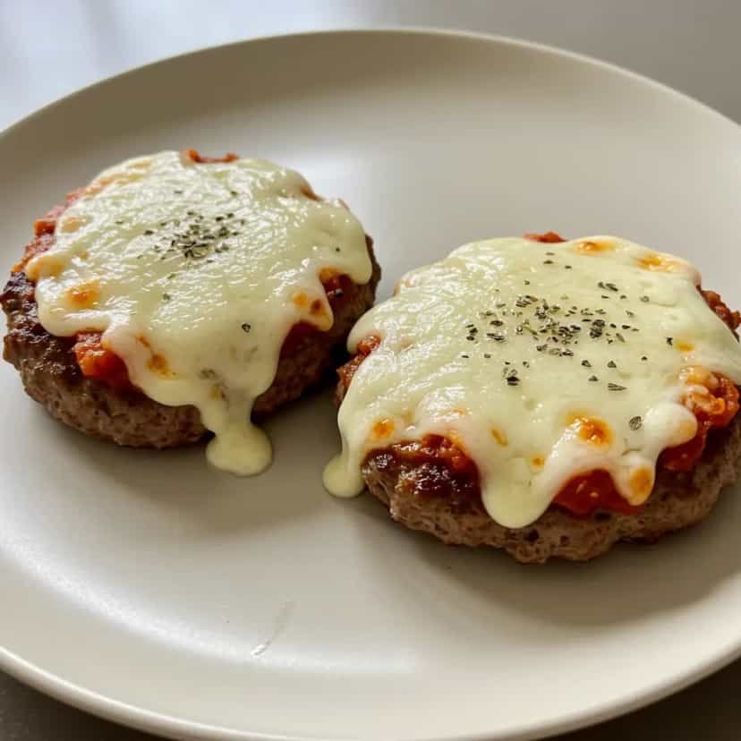 Foto deliciosa de Hambúrguer suculento com mussarela pronta para servir - Sanduíches & Hambúrgueres