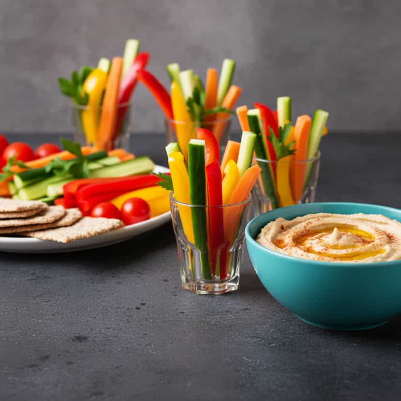 Foto deliciosa de Homus Cremoso com Iogurte pronta para servir - Pastas & Patês