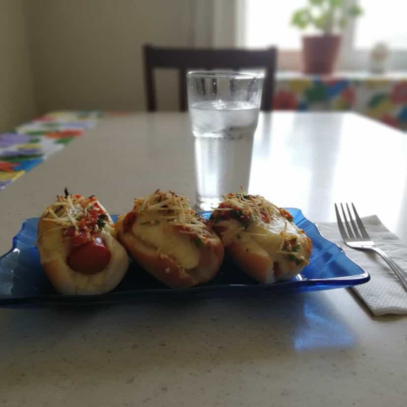 Foto deliciosa de Hot Dog Junino Cremoso pronta para servir - Salgadinhos
